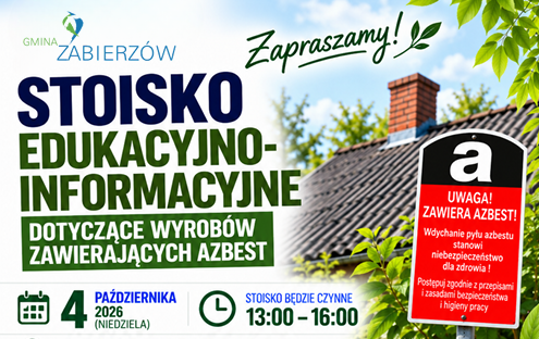 Stoisko o azbeście podczas III Gminnego Dnia Zwierząt w Rudawie